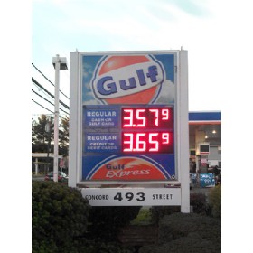 12inch LED Gas Price Display Signs 888(8) Gulf