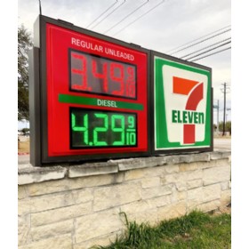 12inch LED Gas Price Display Signs 888910 USA