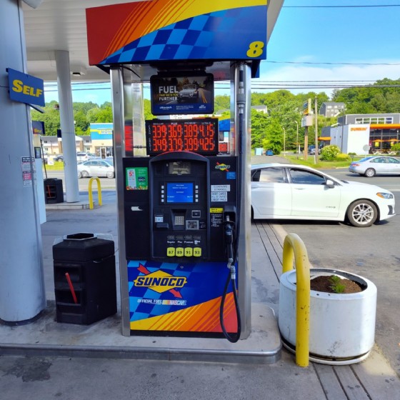 Wireless control Pump Top LED Gas Price Signs