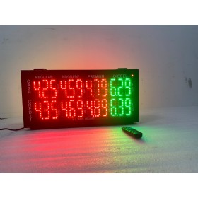 Wireless control Pump Top LED Gas Price Signs