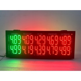 Wireless control Pump Top LED Gas Price Signs
