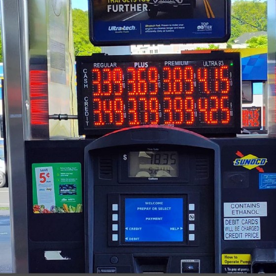 Светодиодный Табло Цен на АЗС