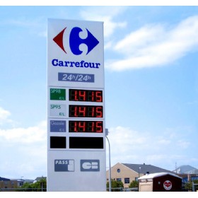  IP65 rating 6inch and 8inch LED Gas Price Signs