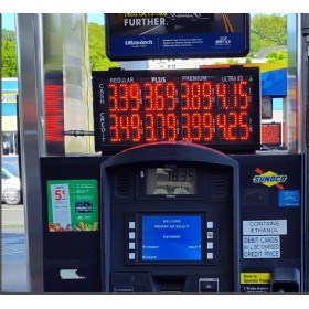 LED Pump-Topper Gas Price Sign