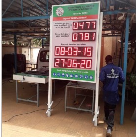 Digital Safety Scoreboard - Days Without Accident