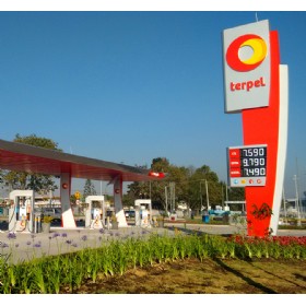 16 Inch White CREE LED Gas Price Sign - 88.888