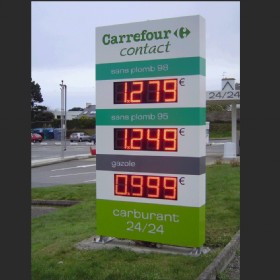 10 Inch Red Gas Price Sign - 8.888