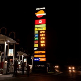 12inch LED Ценовое Ценовое табло для АЗС 8888