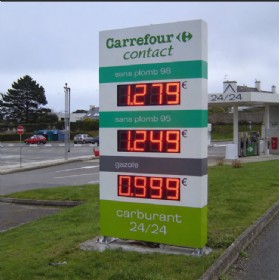 Cветодиодные табло Aзс 10 дюймов 8.888