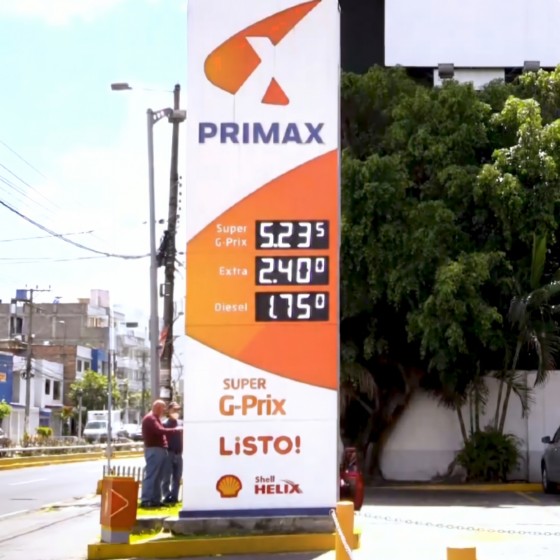 15 Inch White CREE LED Gas Price Sign - 8.88s8