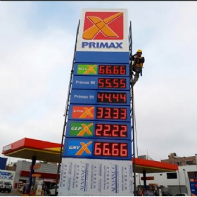 12inch LED Ценовое Ценовое табло для АЗС 8888