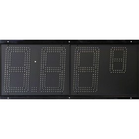 12 Inch IP67 Red LED Gas Price Sign 8.88-8