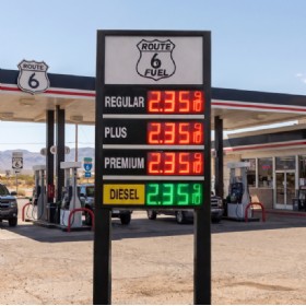 8 Inch IP67 Red LED Gas Price Sign 8.889-10