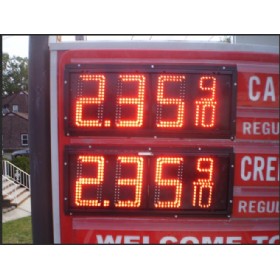 8 Inch IP67 Red LED Gas Price Sign 8.889-10
