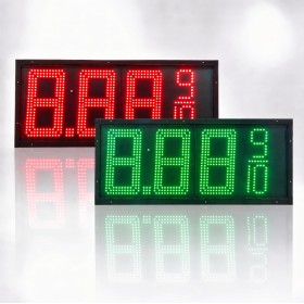 12 Inch IP67 LED Gas Price Sign 8.88-9-10