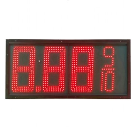 12 Inch IP67 LED Gas Price Sign 8.88-9-10