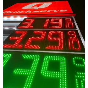 12 Inch IP67 LED Gas Price Sign 8.88-9-10