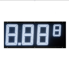 12 Inch white LED Gas Price Signs 8.88-8 - CREE LEDs