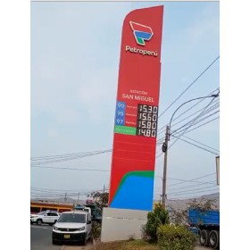 15 Inch White LED Gas Price Sign 88.88 with CREE LEDs