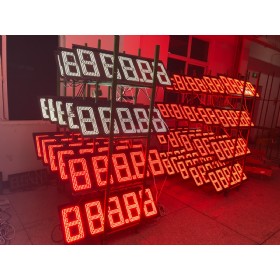 Painel LED Preço Combustível 16 Polegadas para Tótem 88.888