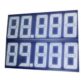Painel LED Preço Combustível 16 Polegadas para Tótem 88.888