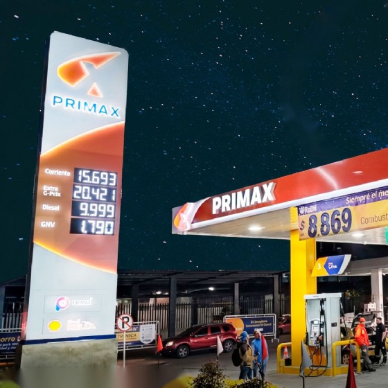 16 Inch IP67 White LED Gas Price Sign 88.888 with CREE LEDs