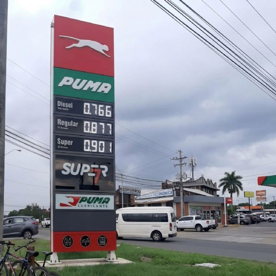 15 Inch IP67 White LED Gas Price Sign 88.88 with CREE LEDs