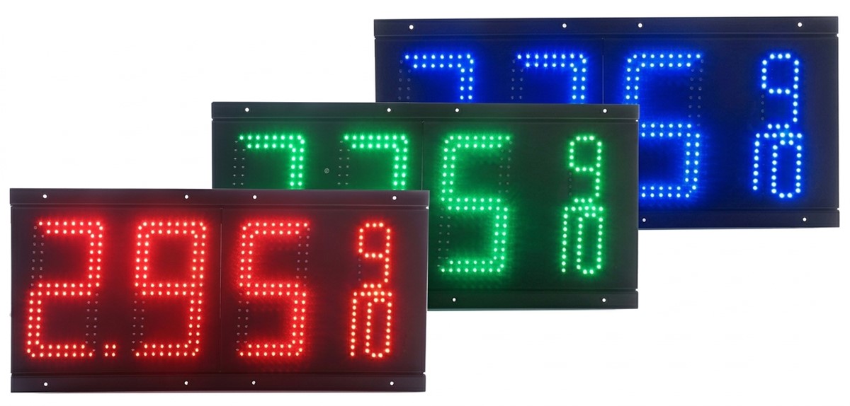 Варианты цветов LED-панели IP67 10 дюймов для цен на топливо