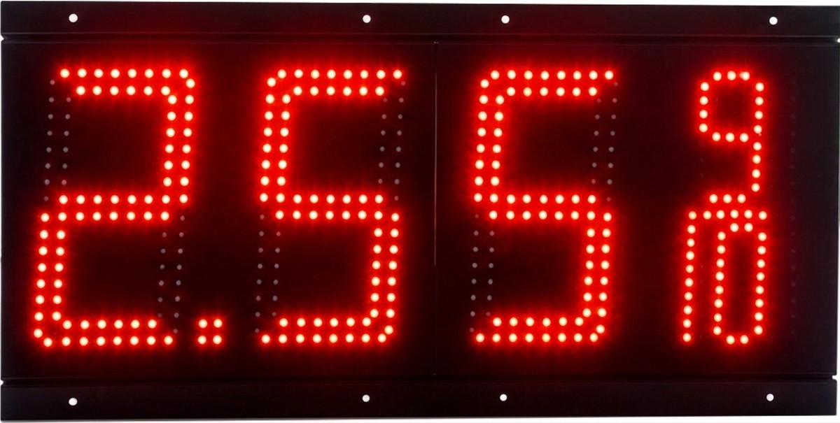 10 inch LED gas price changers 8.889/10