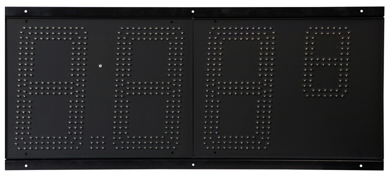 Waterproof LED fuel price digit module