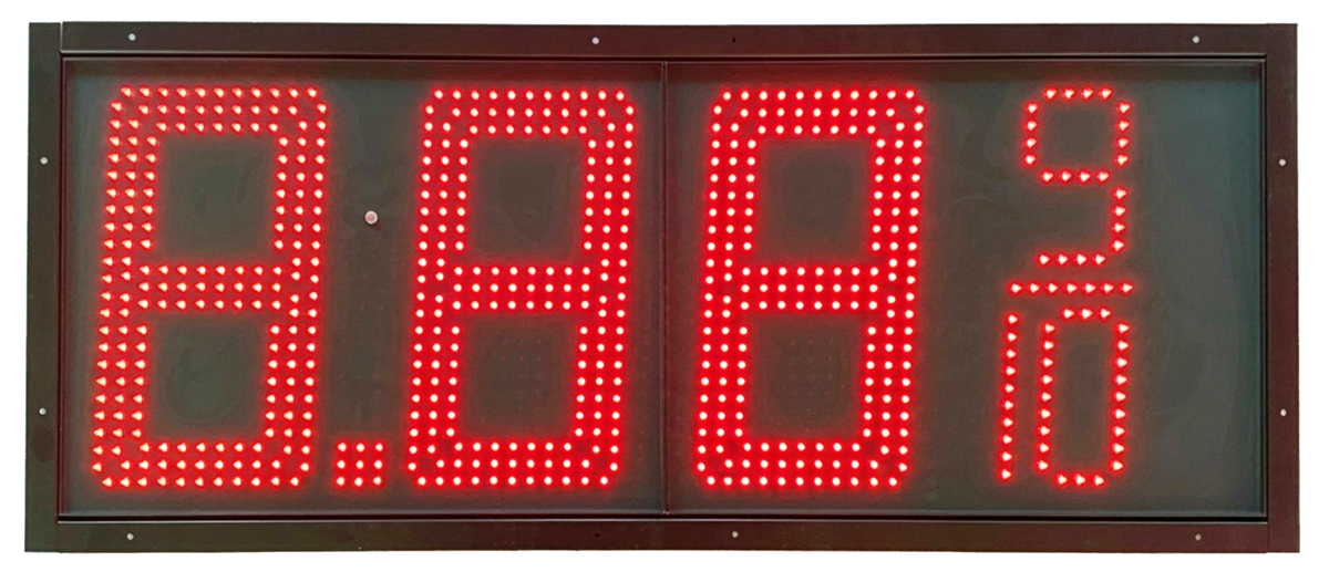 12inch red LED gas price changer 8.889/10