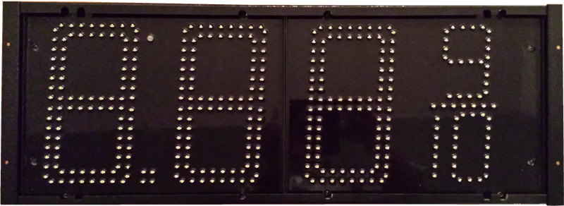 Waterproof LED fuel price digit module