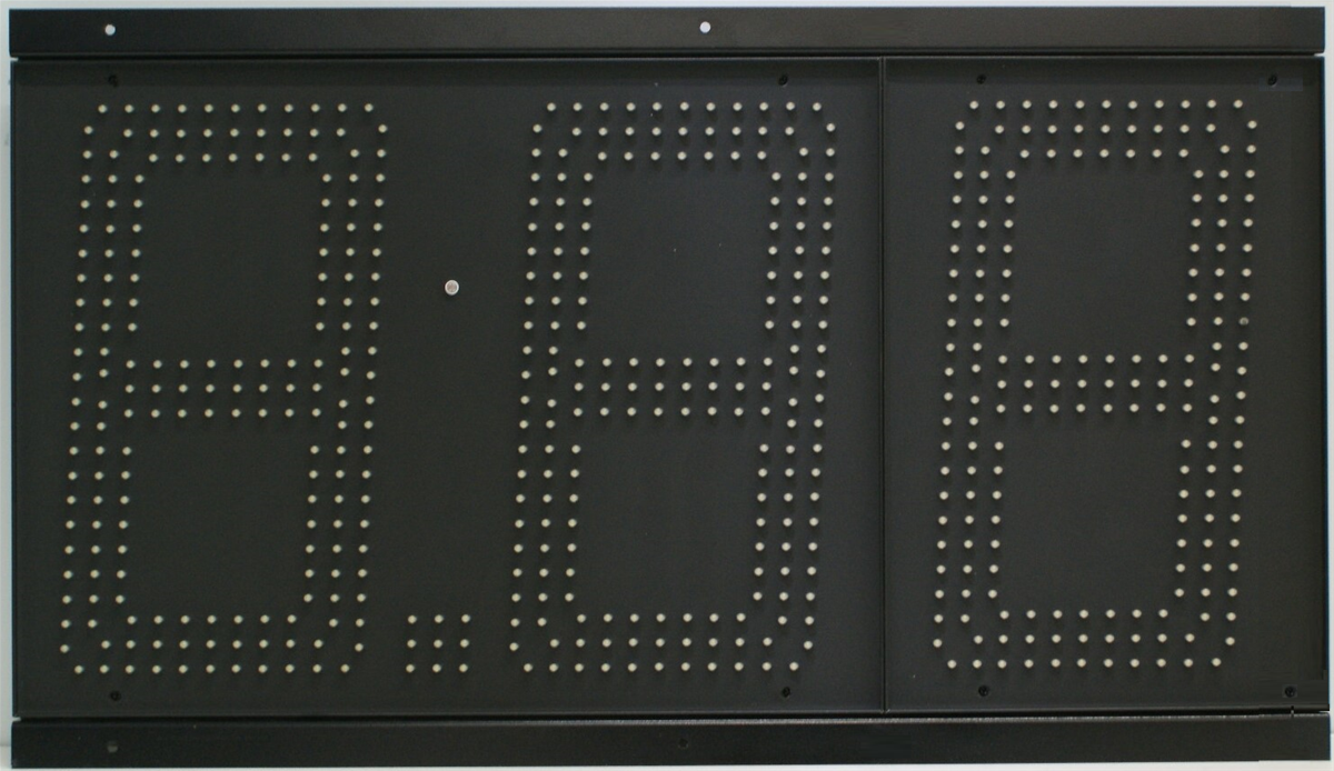 Waterproof LED fuel price digit module